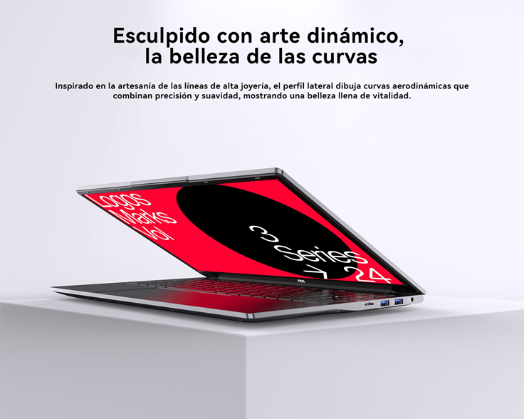 LAPTOP AOC AM16PRO AMD RYZEN 7 7430U 16GB RAM, 512GB SSD, 15.6" WINDOWS 11