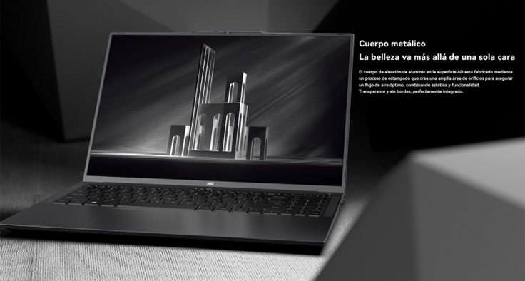 LAPTOP AOC AMS16 AMD RYZEN 7 7735HS 16GB RAM, 512GB SSD, 16" WINDOWS 11