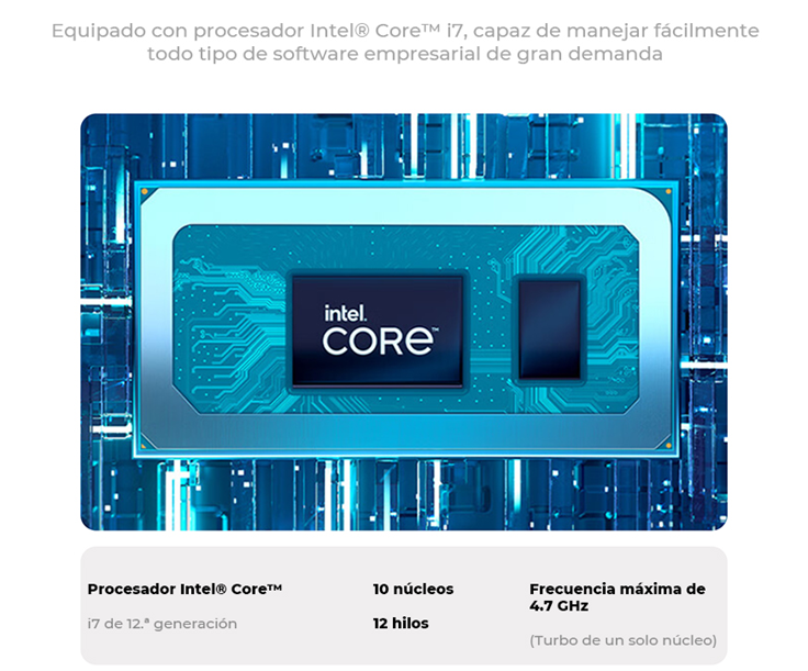 LAPTOP AOC INTEL CORE i7-1255U 16GB RAM, 1TB SSD, 14" CADA UNA (2 PANTALLAS), WINDOWS 11