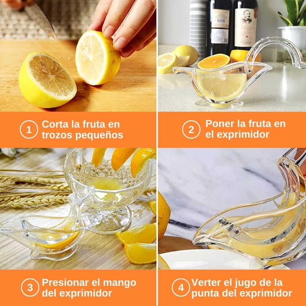 Ms Exprimidor Limones Manual De Plástico Forma De Ave