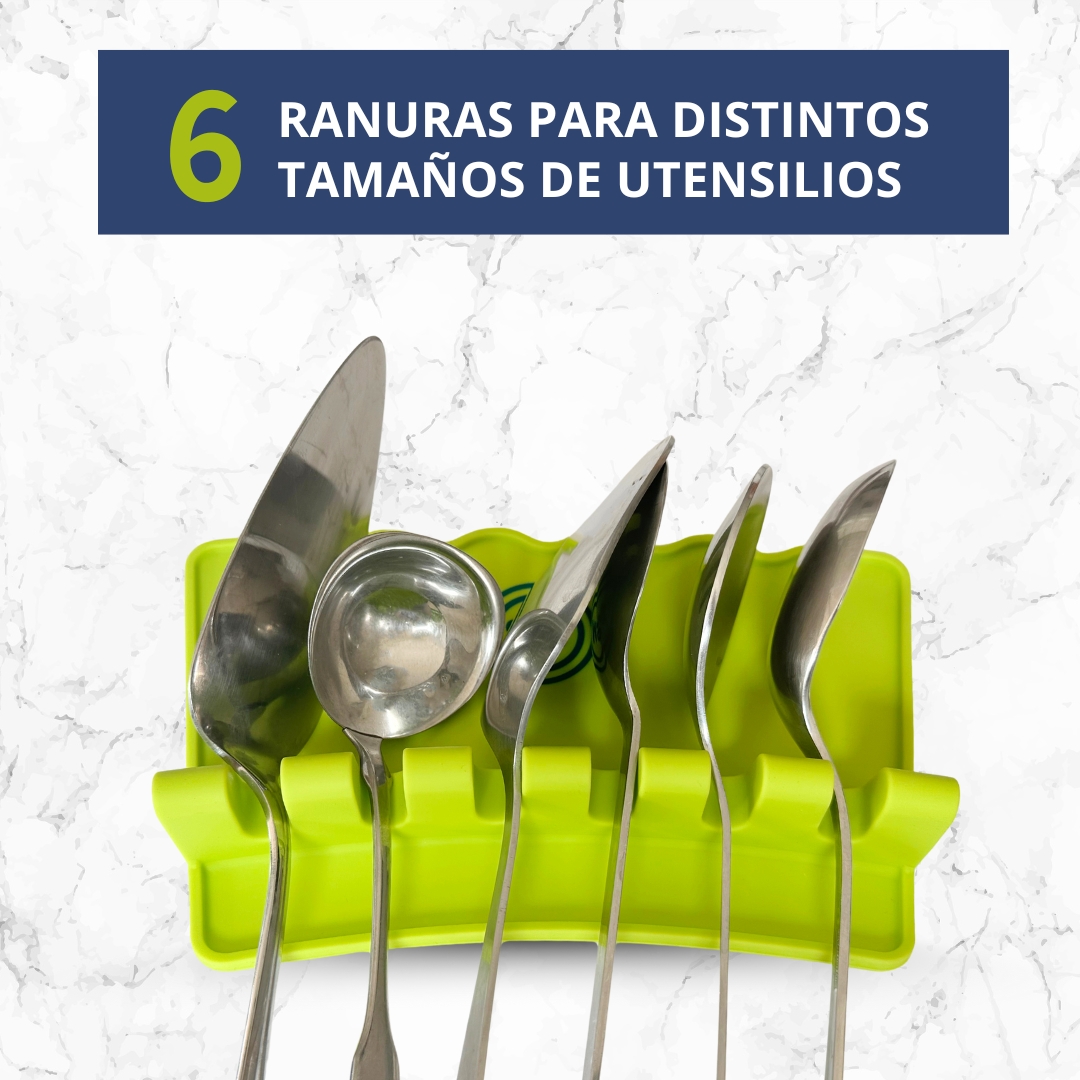 Soporte para utensilios de cocina, soporte para utensilios de cocina,  cucharas, cucharones, pinzas, espátulas, ideal para encimera de cocina,  estufa