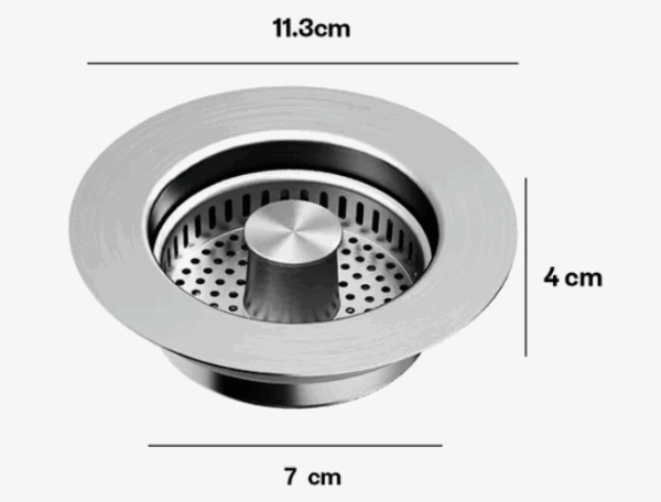 Coladera  Para Tarja De Fregadero, Acero Inoxidable 2pz - Imagen 5